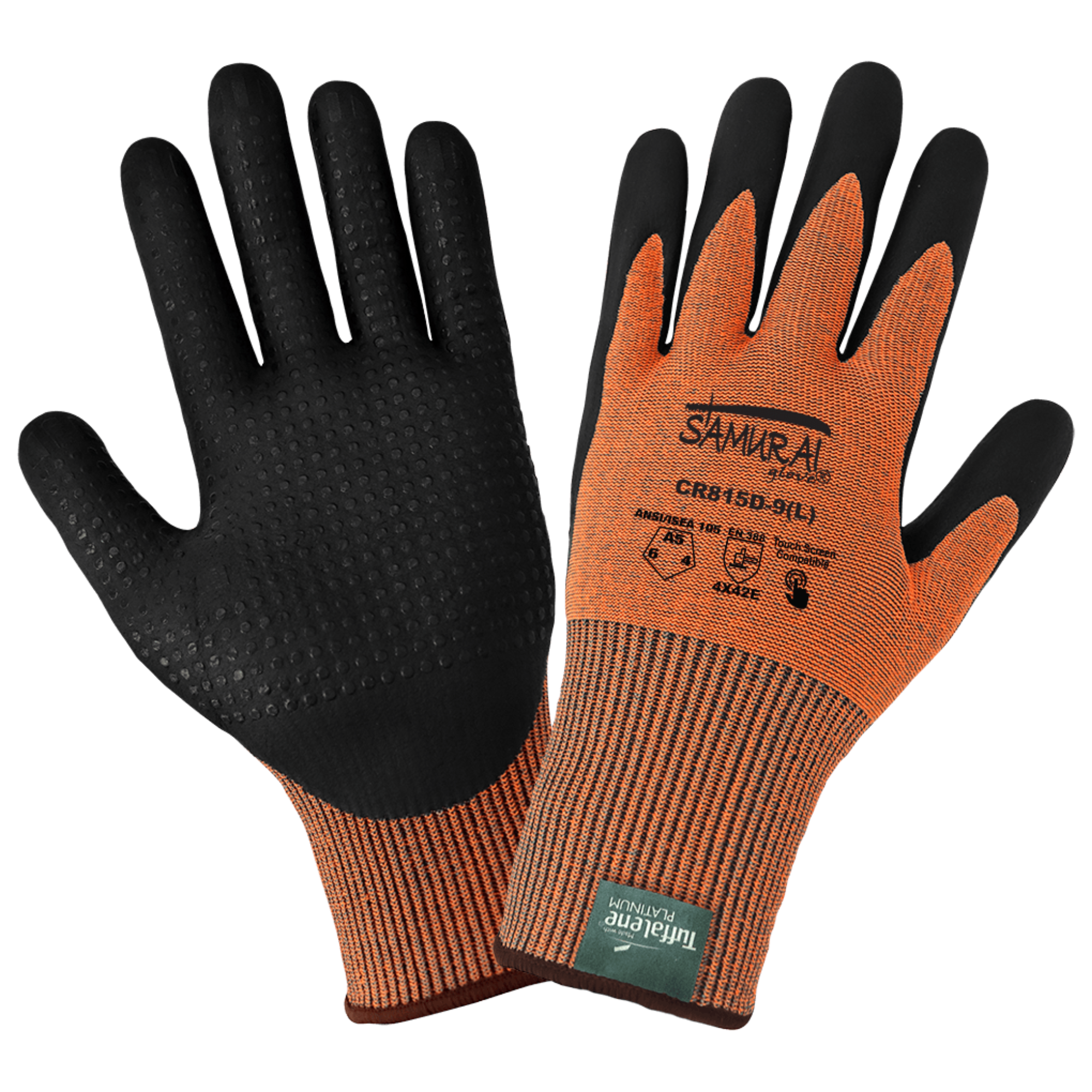 Global Glove Samurai Glove High-Visibility Cut Resistant Coated Touch Screen Gloves from Columbia Safety